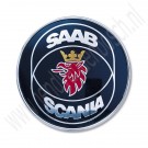 Achterklepembleem Saab Scania Saab 9000 CD 1990-1997, ond.nr. 4094777